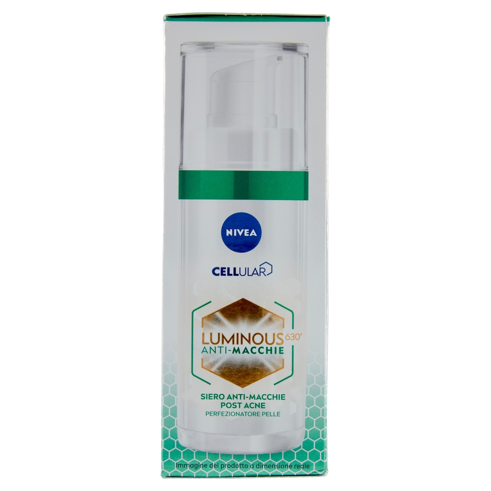 Nivea Cellular Luminous630 Anti-Macchie Siero Anti-Macchie Post Acne Perfezionatore Pelle 30 ml